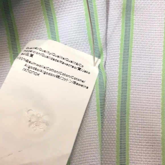 BOSS Hugo Boss ‘Regular Fit’ Cotton Pinstripe Long Sleeve - Picture 5 of 9